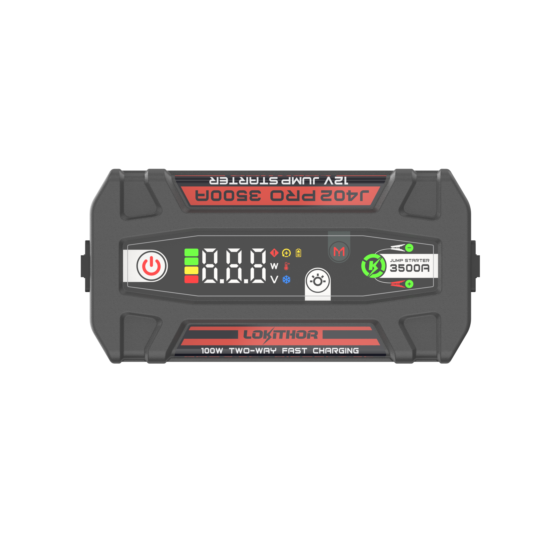 LOKITHOR J402 Pro Starthilfegerät 3500A mit Powerbank und LED – Bild 6
