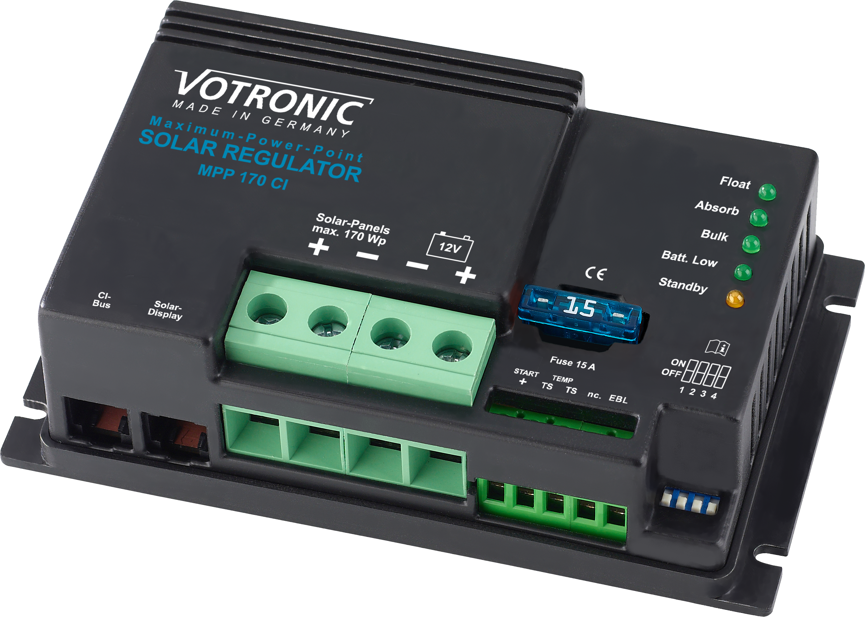 Votronic 170 CI MPPT – Solar-Laderegler 12V 10A
