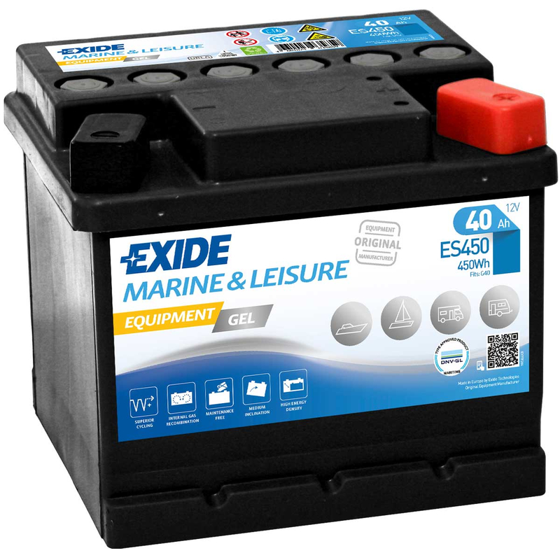 Exide-ES450-Equipment-Gel-40Ah-Batterie-Gel-G40