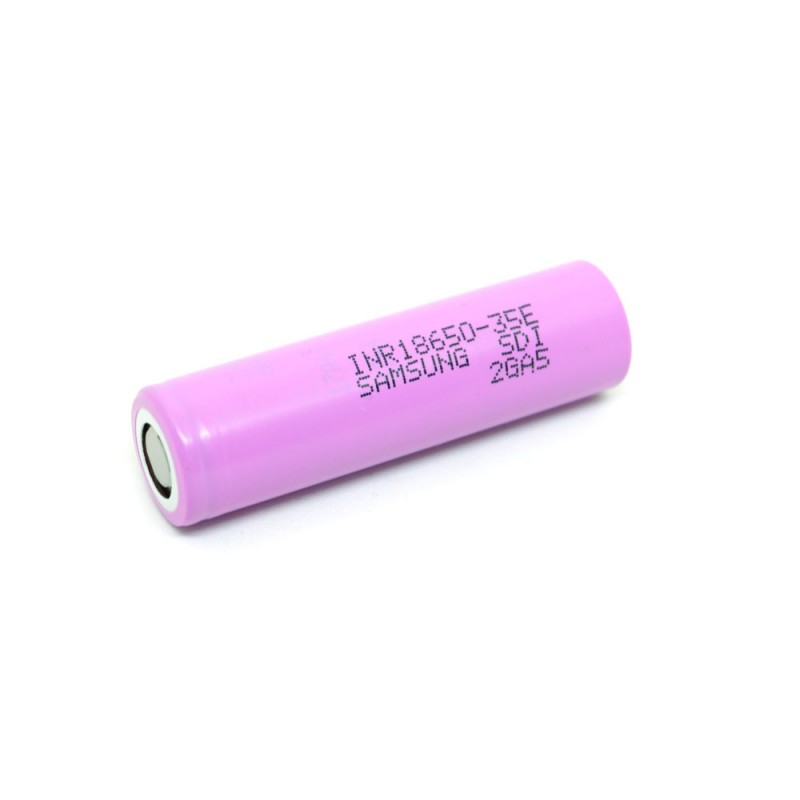 INR18650-35E 18650 Zelle Li-Ion Akku ungeschützt flattop 3,7V 3450mAh Samsung Zellen