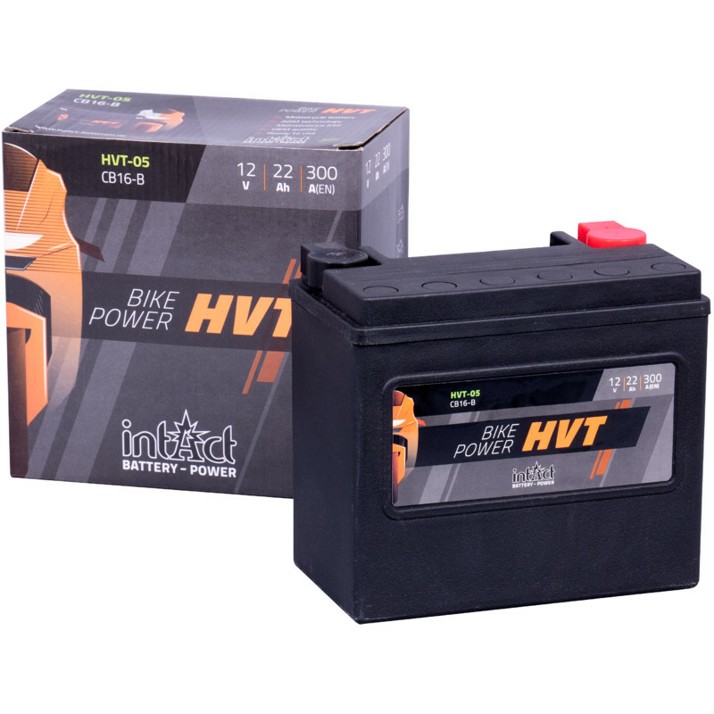 Intact HVT-05 Bike-Power HVT 22Ah Motorradbatterie (DIN 51912) YB16-B – Bild 2