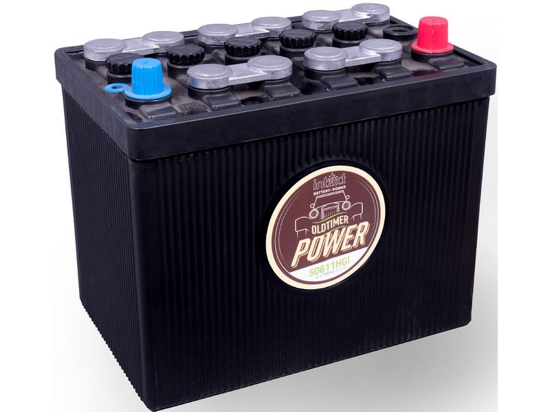 Intact Oldtimer-Power 60Ah 12V Oldtimerbatterie 56014 ohne Batteriesäure