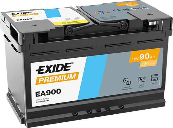 Exide EA900 Premium Carbon Boost 90Ah Autobatterie 585 400 080