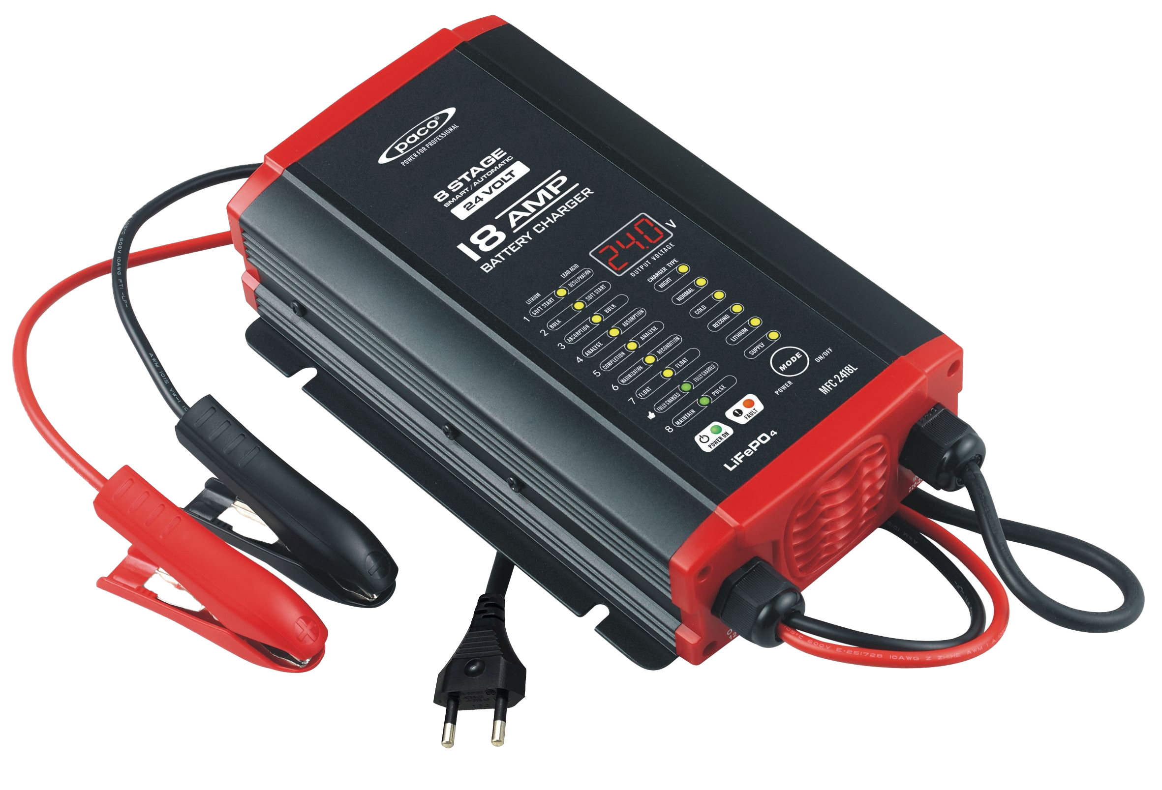PACO MFC2418L 18A/24V Batterieladegerät - universal