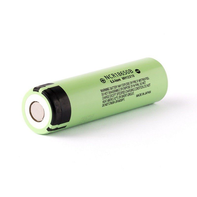NCR18650B 18650 Zelle Li-Ion Akku ungeschützt flattop 3,7V 3350mAh Panasonic Zellen