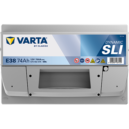 Varta E38 Dynamic SLI 574 402 075 Autobatterie 74Ah (Silver Dynamic) – Bild 5