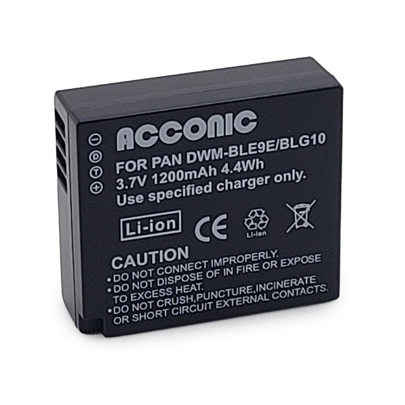 Acconic Photon Series DMW-BLE9E Ersatz Akku für  Panasonic DMW-BLE9 – Bild 3