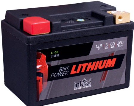 Intact LI-05 Bike-Power Lithium 5Ah Motorradbatterie LTM18