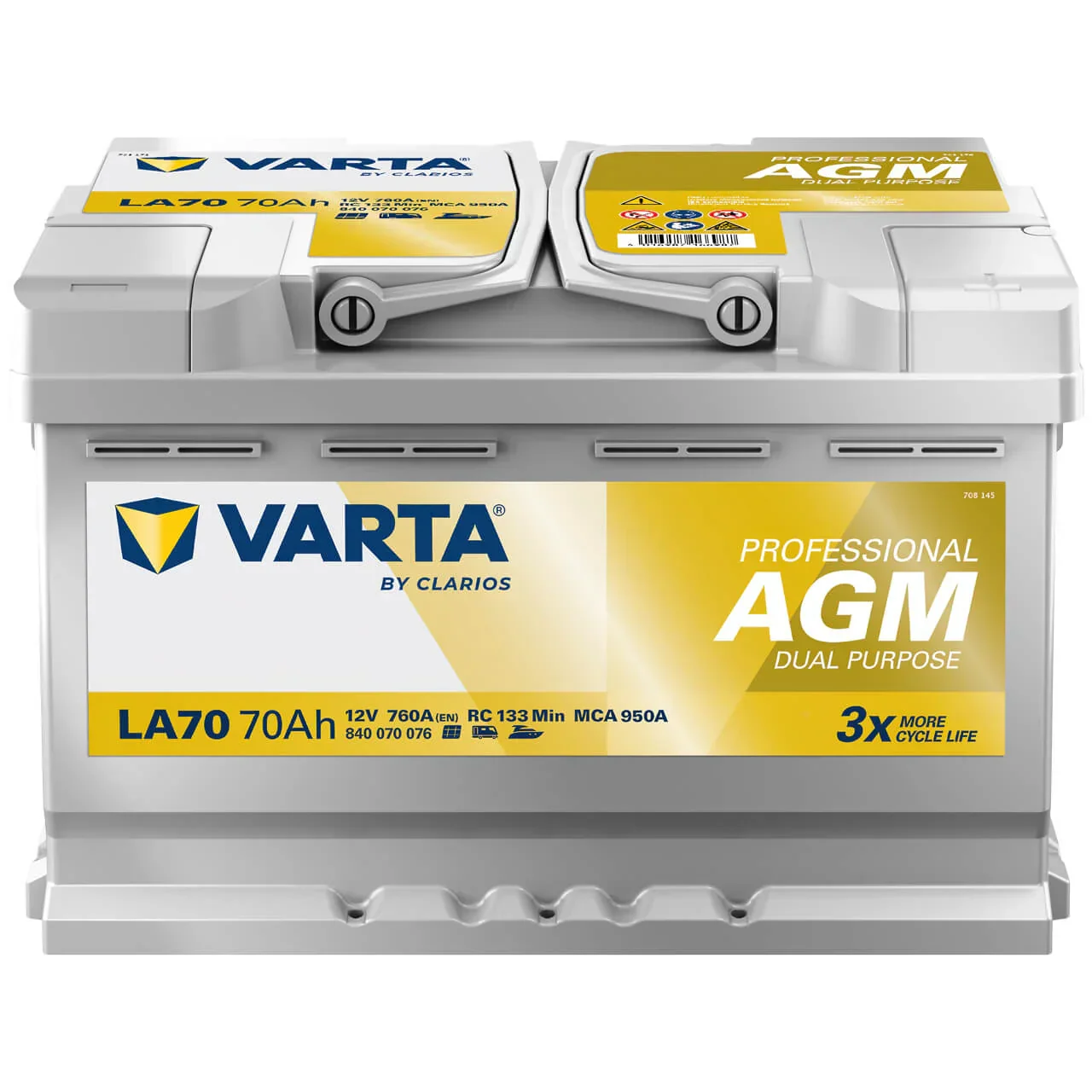 Varta LA70 Professional AGM 70AH Batterie