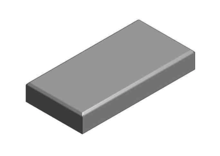 Van Der Valk 7506301545 Masseklotz halb (Beton - 4,5kg) Flachdachmontage ValkPro+ L10