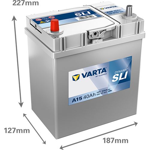 Varta A15 Dynamic SLI 540 127 033 Autobatterie 40Ah (Blue Dynamic) – Bild 3