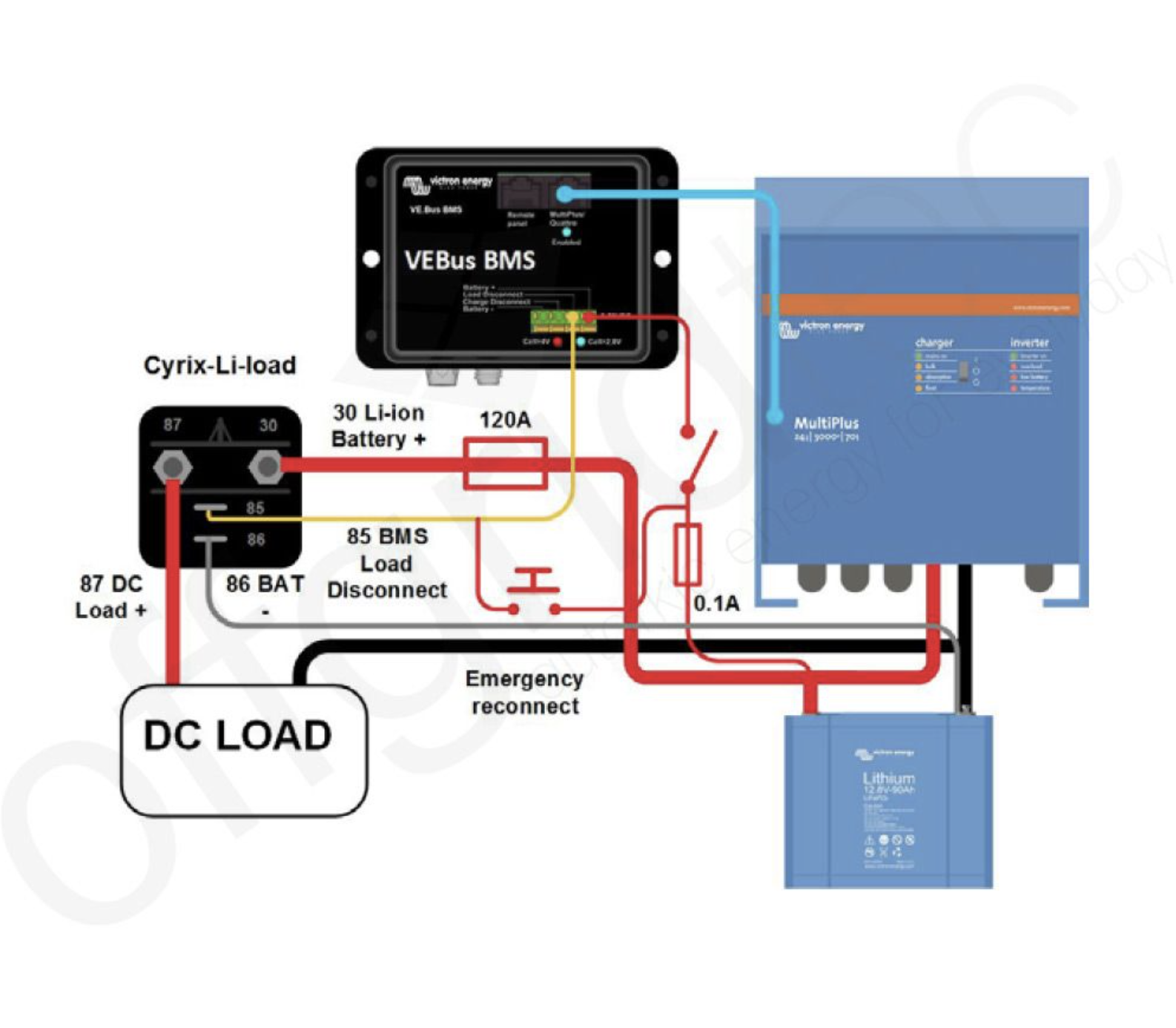Victron Cyrix-Li-Load 24/48V 230A – Lade-Relais für Lithium-Batterien – Bild 2