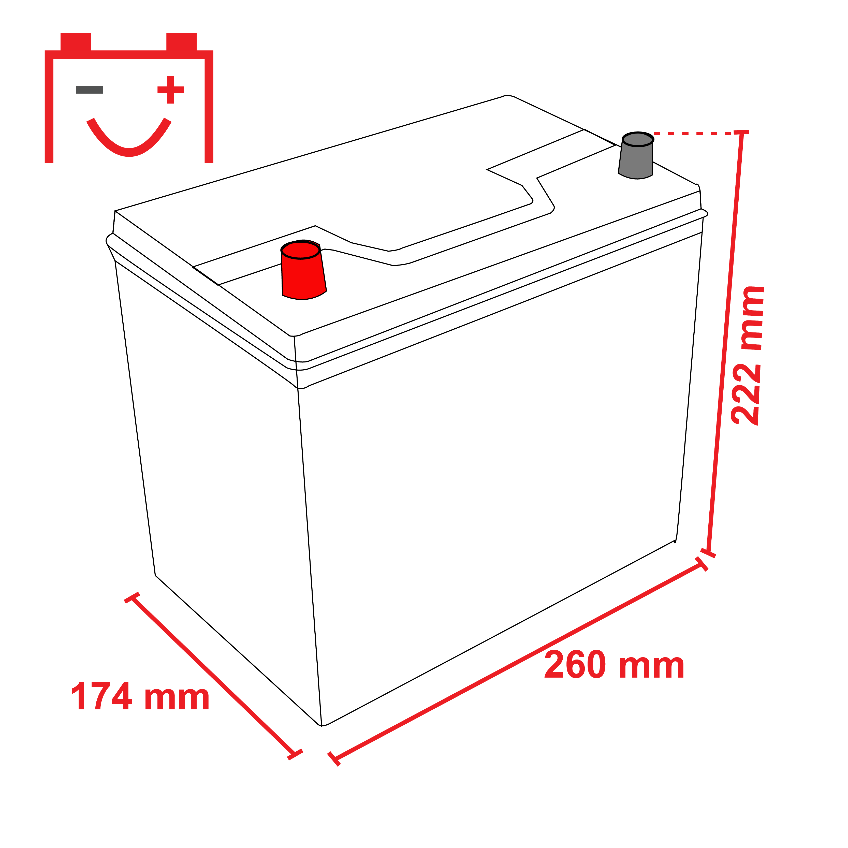 Voltic VP57024 Perfomance 75Ah Autobatterie 570 413 063