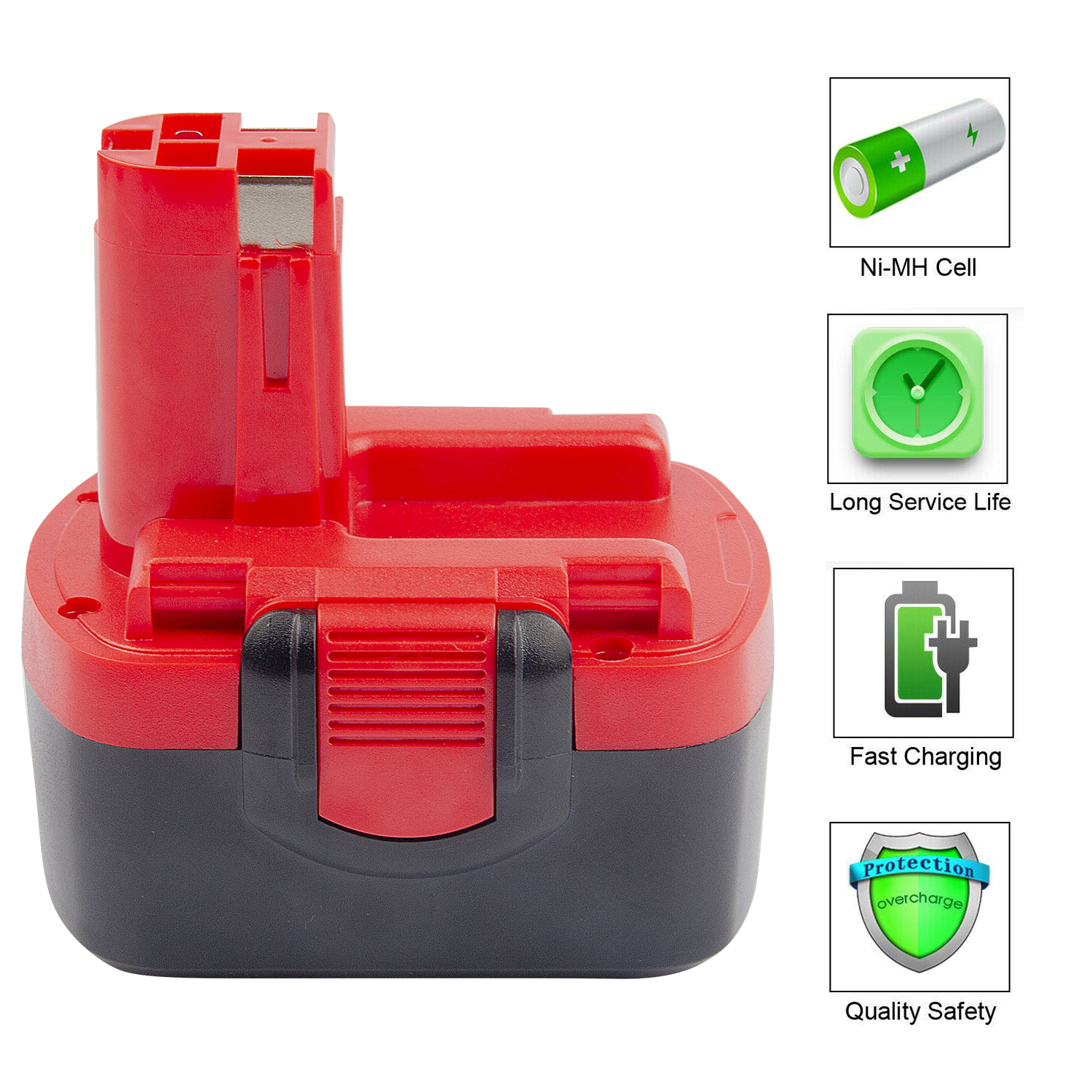 Acconic Werkzeug Akku für Bosch BAT038 14.4V 3.0 Ah – Bild 2