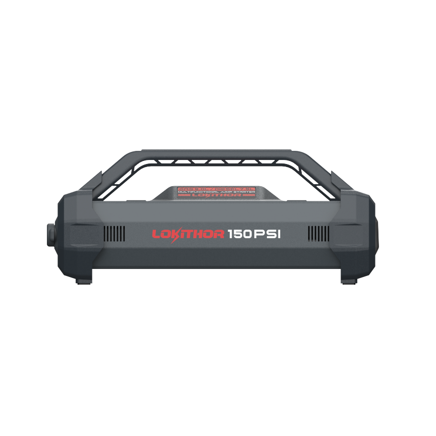 LOKITHOR JA302 PRO Starthilfegerät 3000A mit Kompressor LED & Powerbank – Bild 2