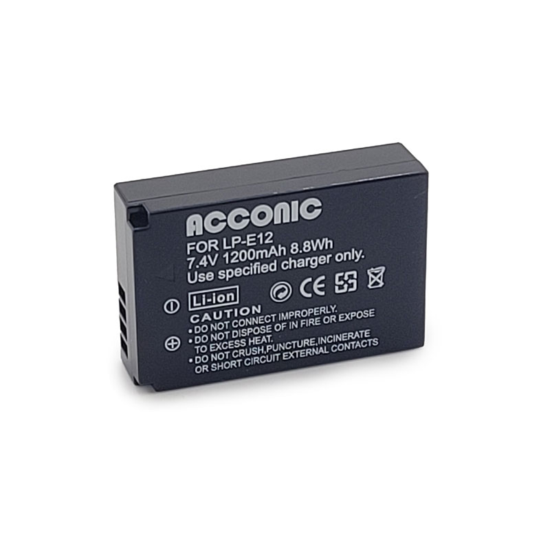 Acconic Photon Series LP-E12 Ersatz Akku für Canon M50 EOS-M50 LP-E12 – Bild 3