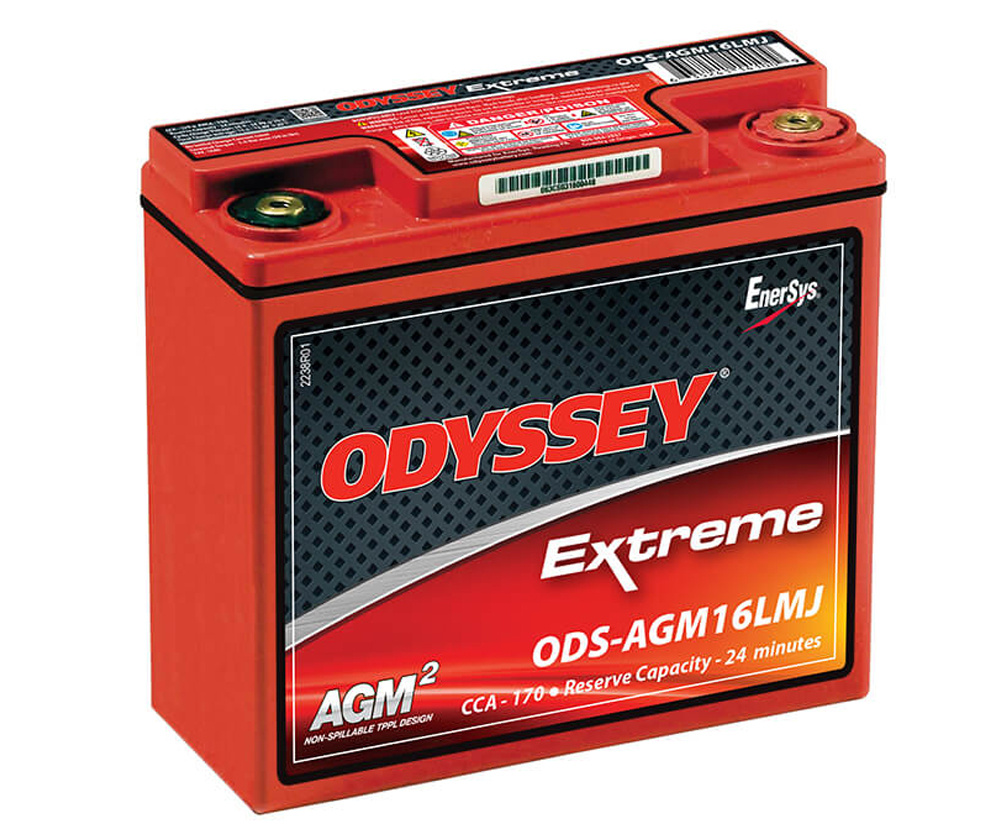 EnerSys ODS-AGM16LMJ (PC680MJ) Odyssey 16Ah Motorradbatterie
