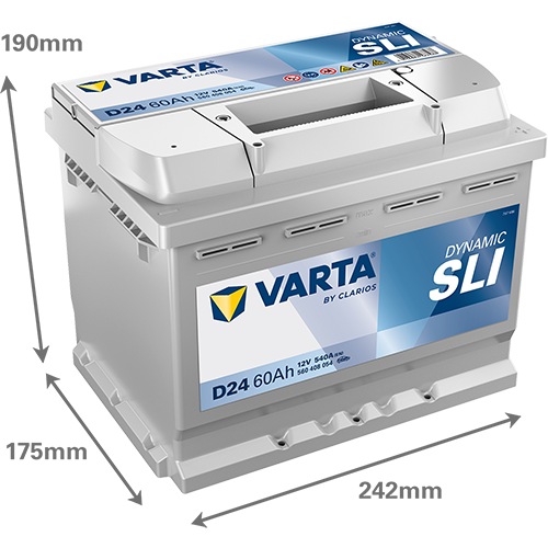 VARTA D24 Dynamic SLI Autobatterie 12V 60Ah (Blue Dynamic) – Bild 5