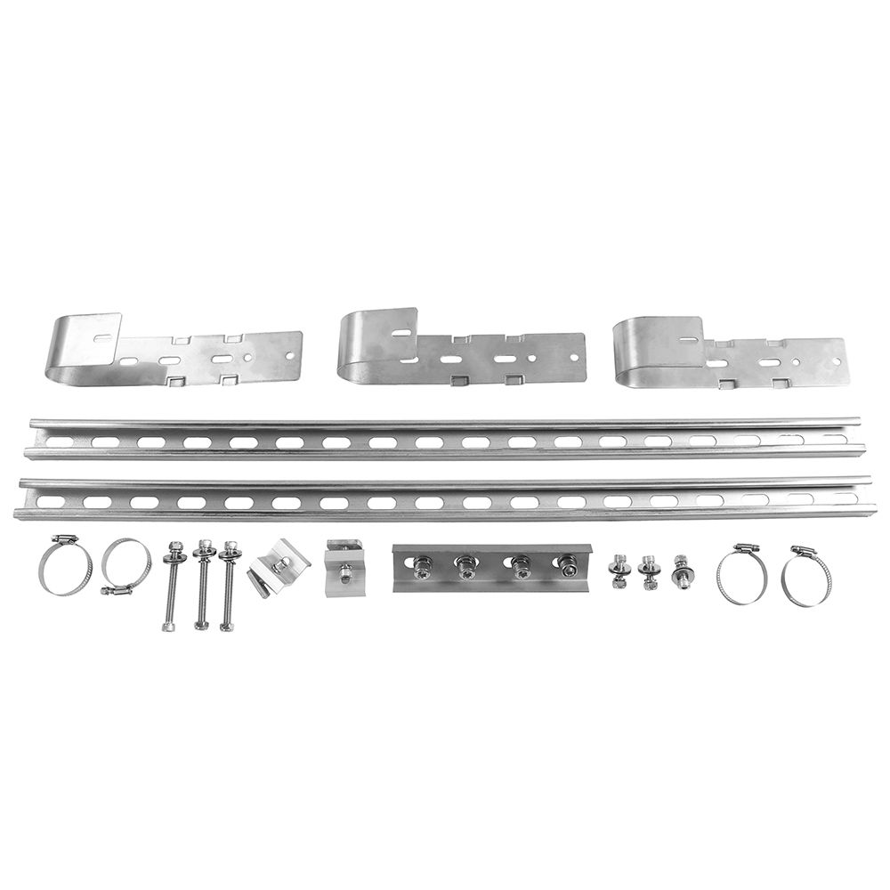 Solarmodul Halter für Balkongeländer Rahmenhöhe 30-35mm 1800mm Modullänge – Bild 4
