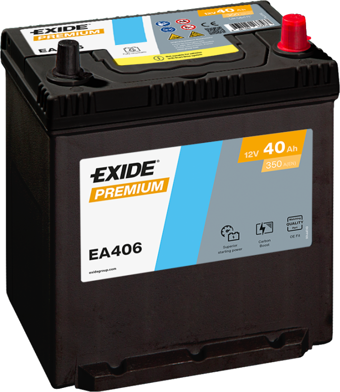 Exide EA406 Premium 40Ah Autobatterie 540 125 033
