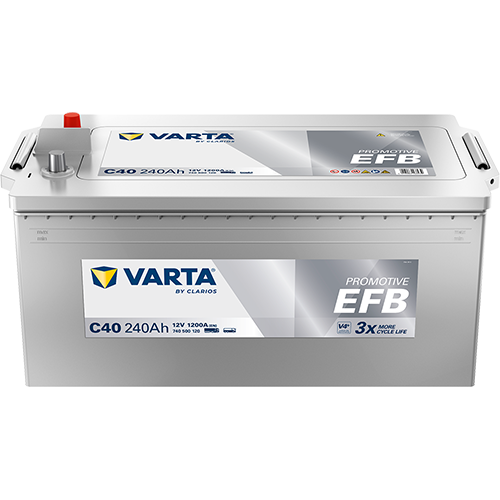 VARTA C40 ProMotive EFB 740 500 120 LKW-Batterie 240Ah