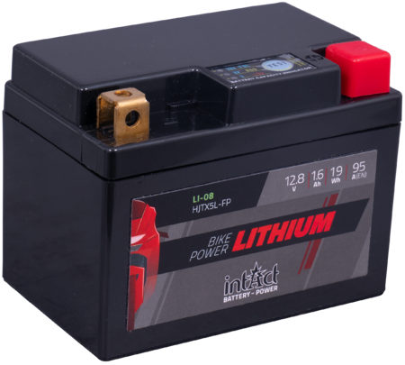 Intact LI-08 Bike-Power Lithium 1,6Ah Motorradbatterie HJTX5L-FP