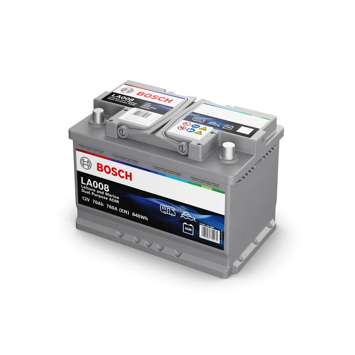 Bosch LA008 70Ah AGM Dual Batterie – Bild 2