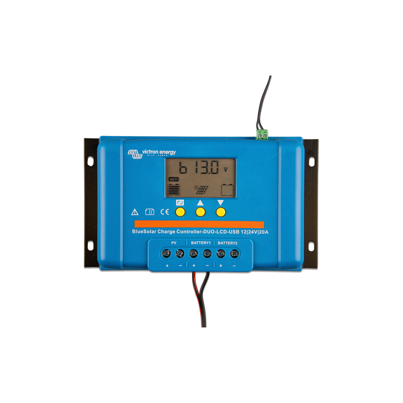 Victron BlueSolar PWM Duo LCD & USB – Solar-Laderegler 12/24V 20A – Bild 4