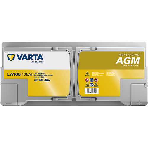 Varta LA105 Professional AGM 105AH Batterie – Bild 4