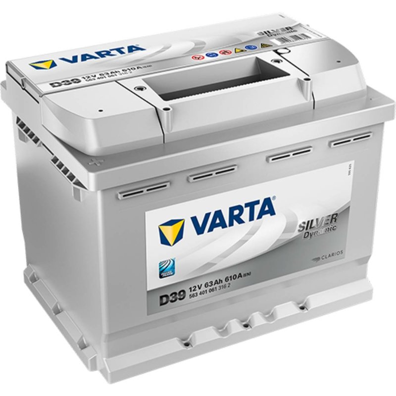 Varta D39 Silver Dynamic 563 401 061 Autobatterie 63Ah