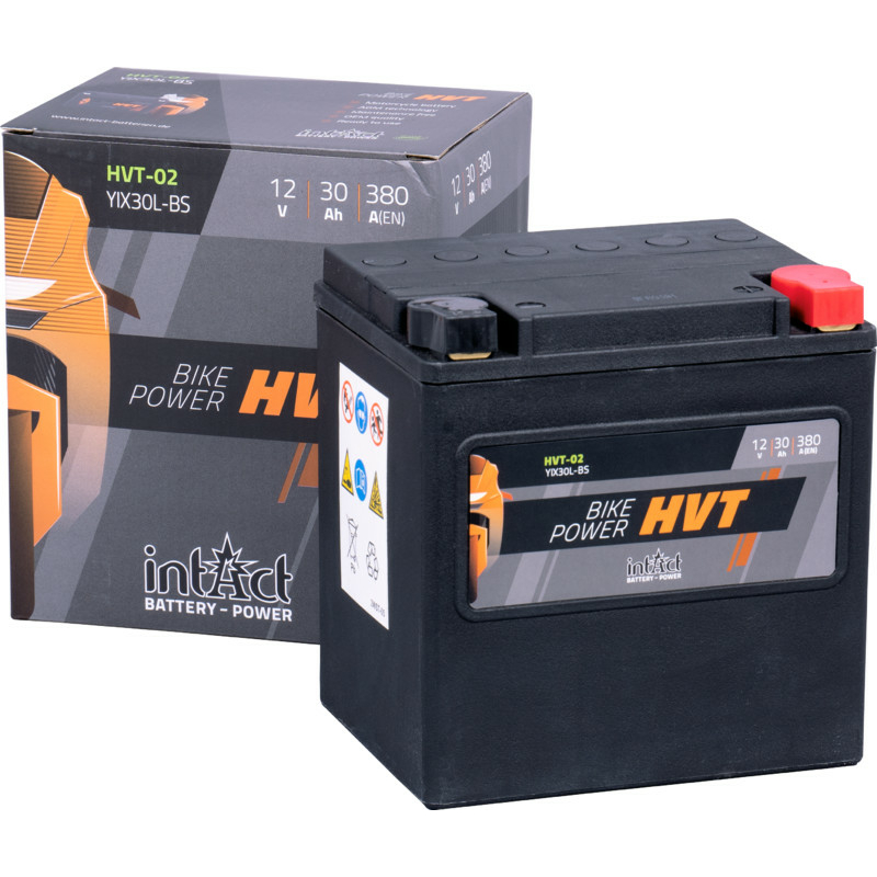 Intact HVT-02 Bike-Power HVT 30Ah Motorradbatterie (DIN 83000) YIX30L-BS – Bild 2