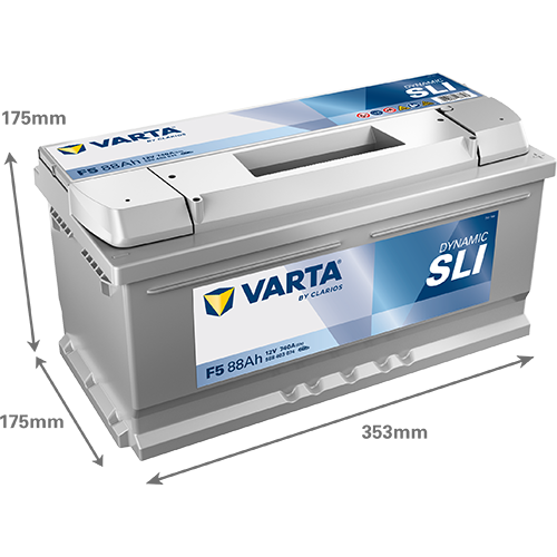 Varta F5 Dynamic SLI 588 403 074 Autobatterie 88Ah (Black Dynamic) – Bild 3