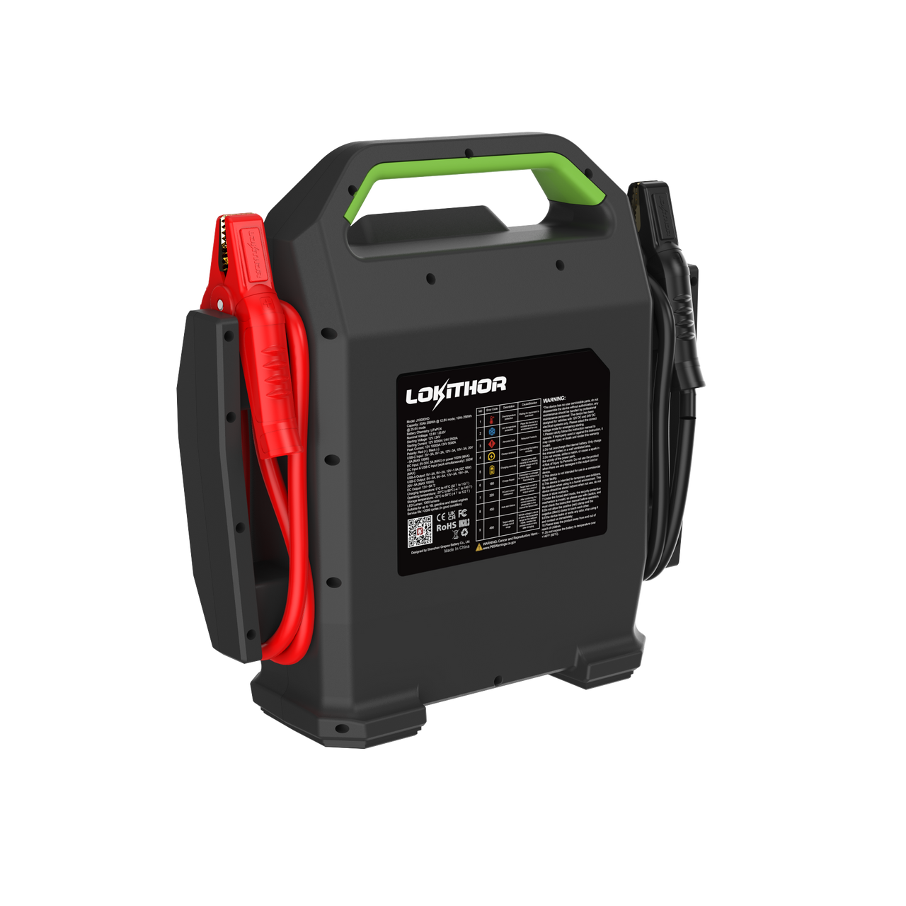 Lokithor J10000HD LiFePO₄ 12V/24V 256Wh 10000A Jump Starter Starthilfe – Bild 8