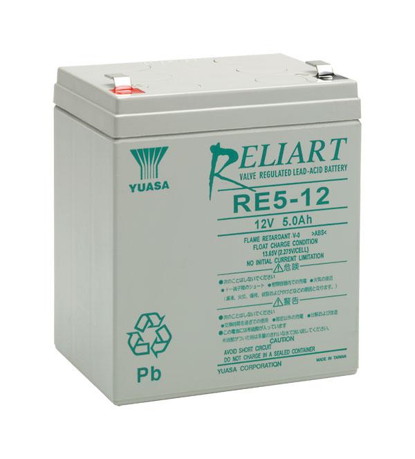 Yuasa RE5-12FR 12V 5Ah AGM-Batterie