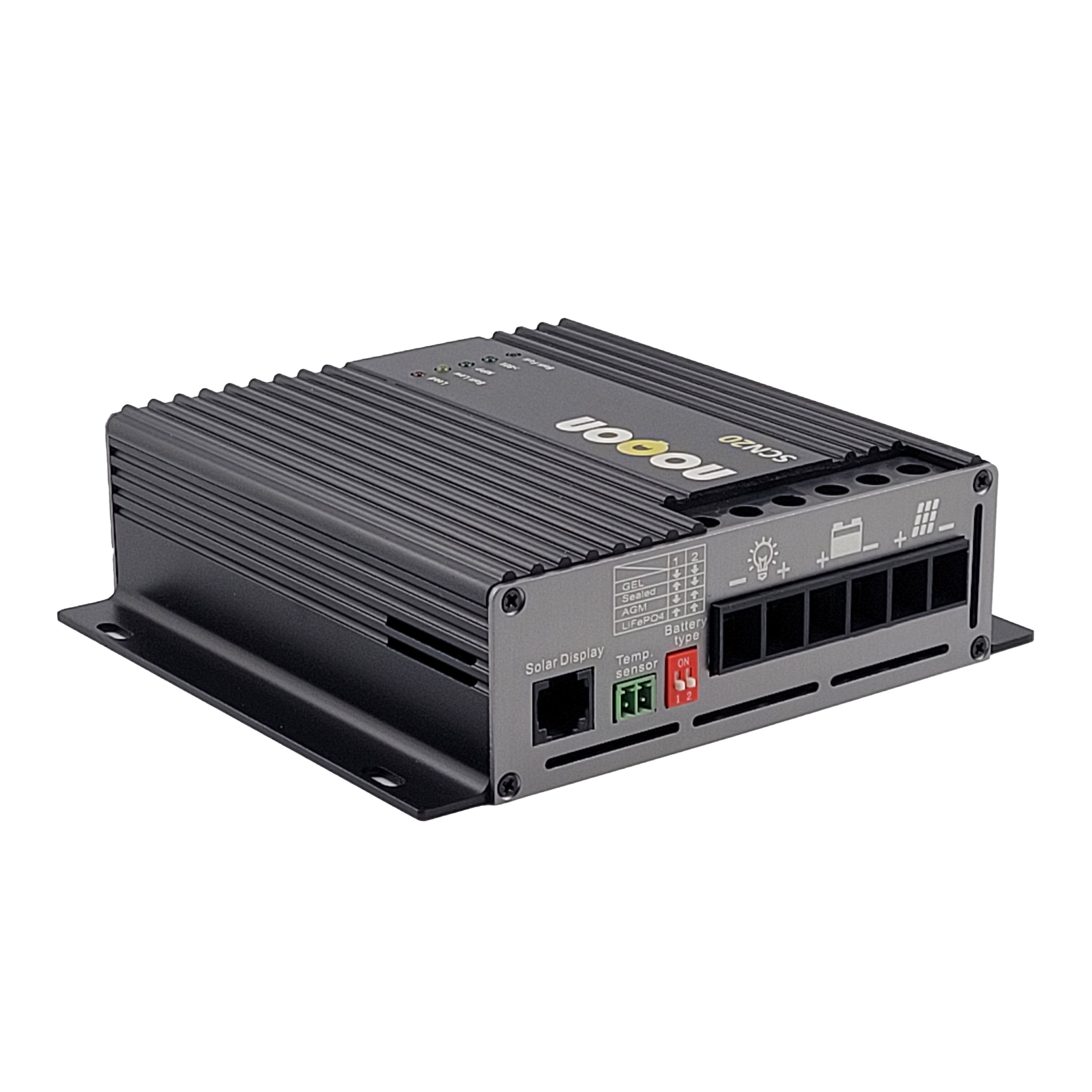 NOQON SCN20 MPPT Solar-Laderegler 12V/24V 240Wp/480Wp 50V 20A – Bild 3