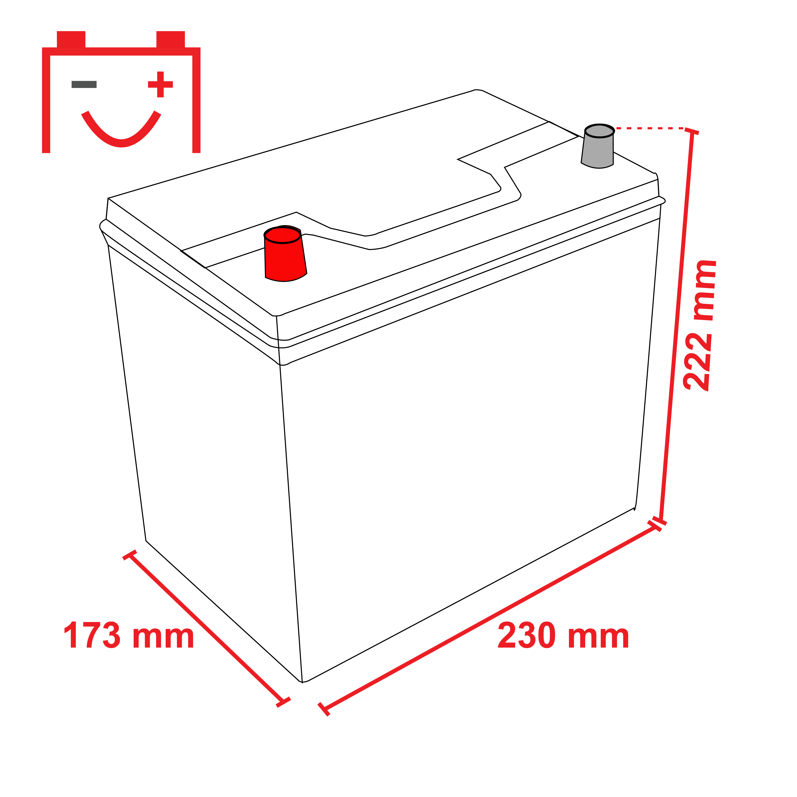 Voltic VP56069 Perfomance 65Ah Autobatterie 560 411 054