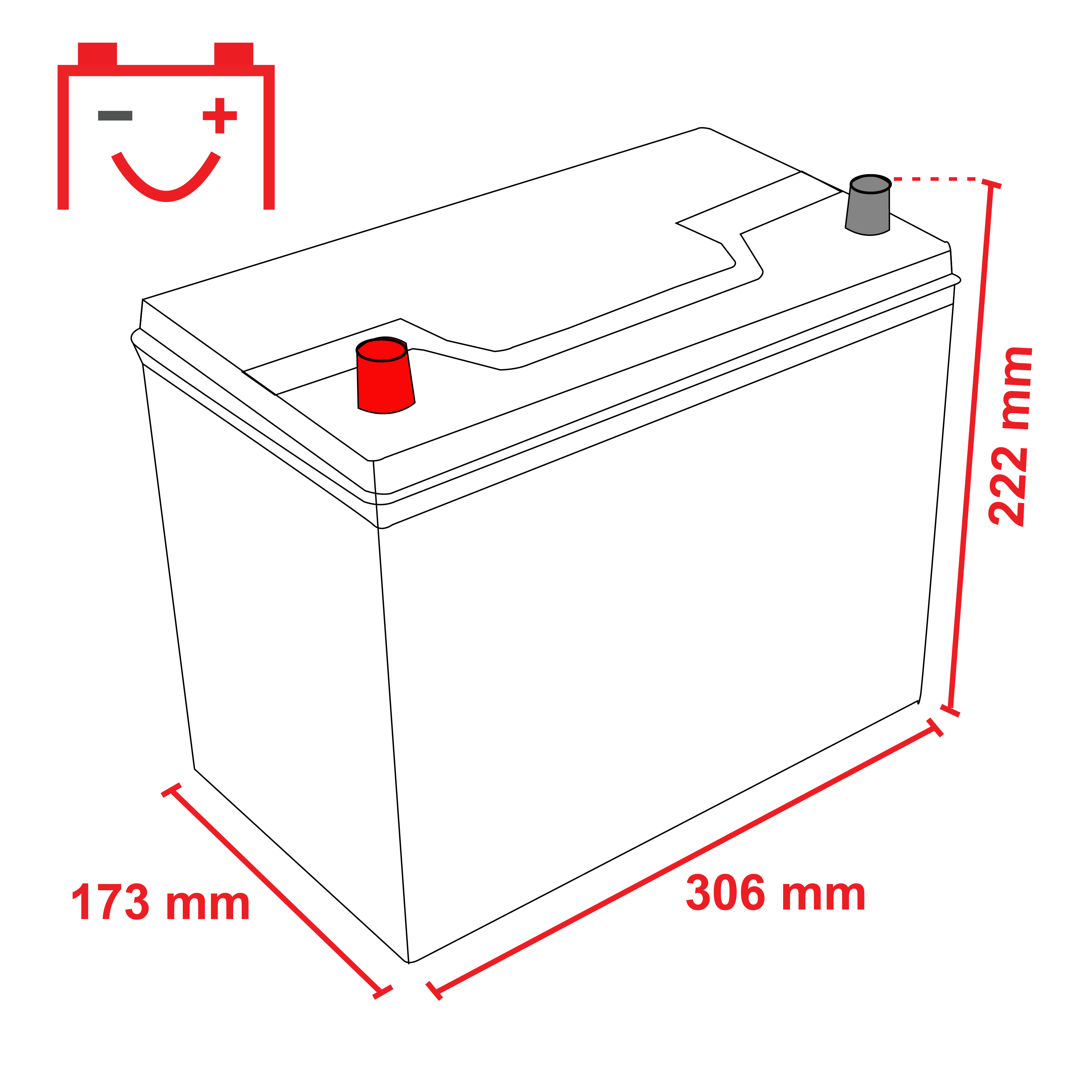 Voltic VP60033 Perfomance 100Ah Autobatterie 595 405 083