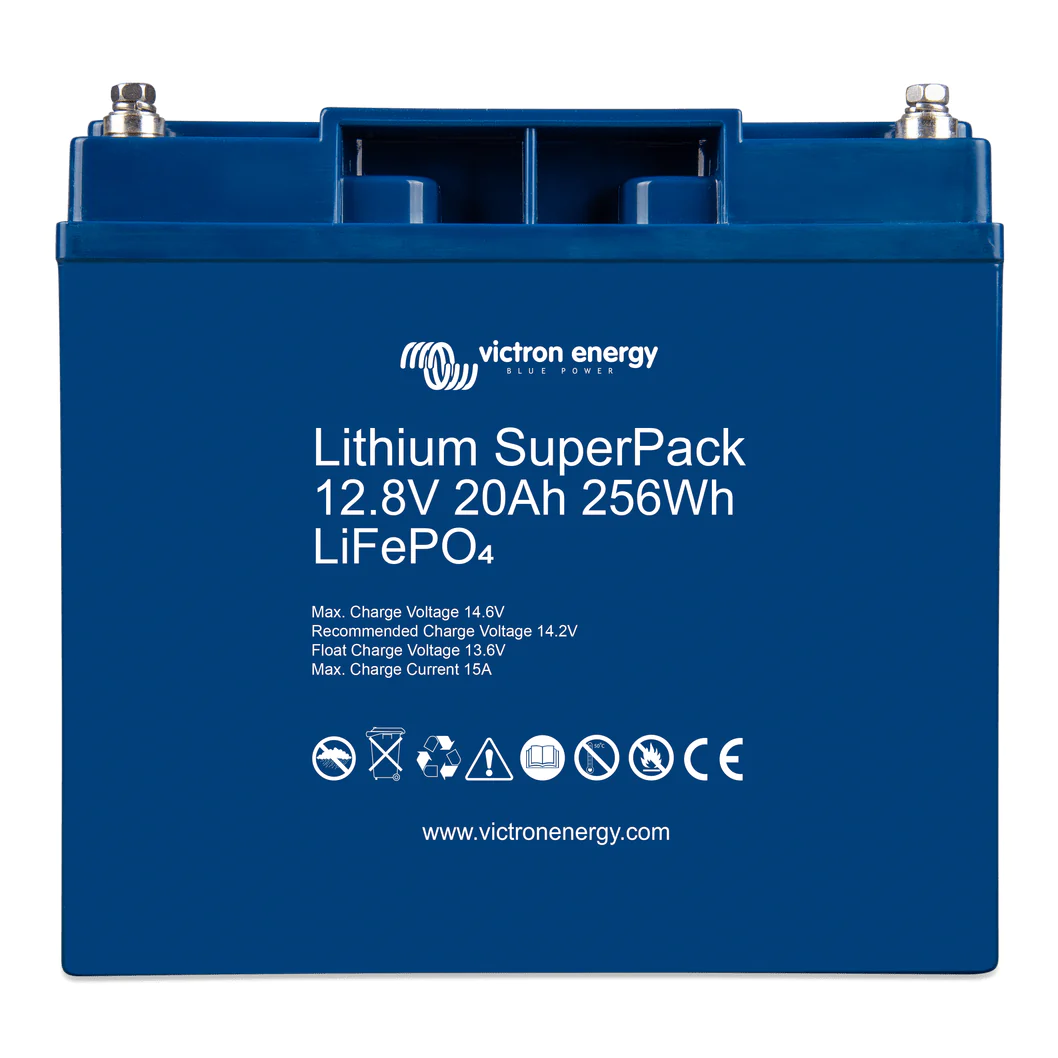 Victron Lithium SuperPack – LiFePO4 Batterie 12.8V 20Ah