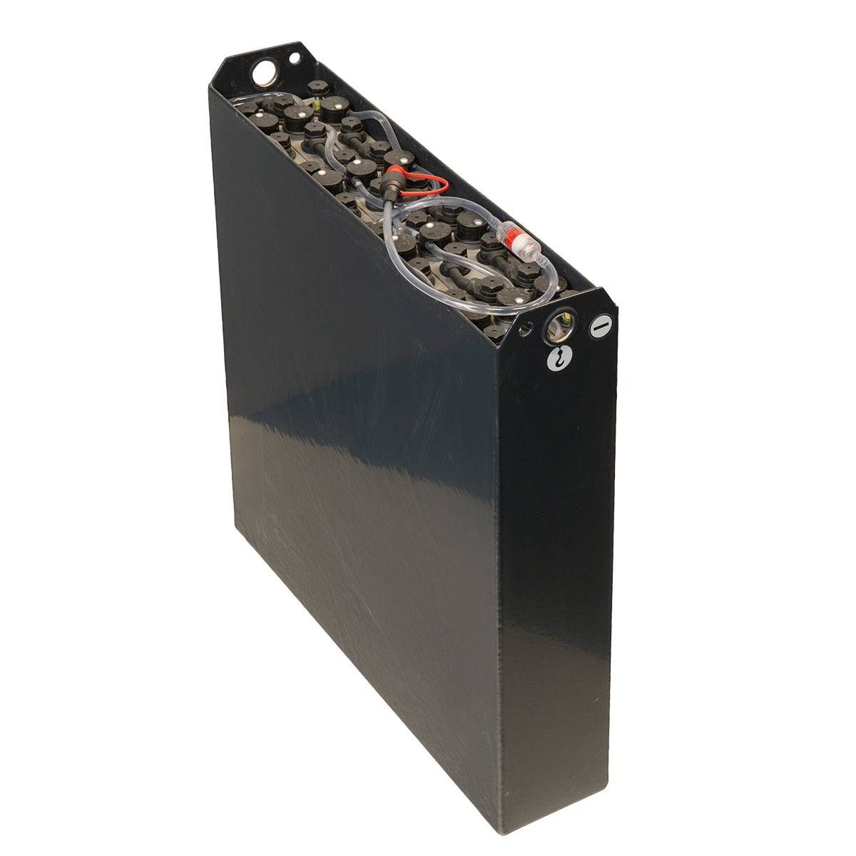 24V Gabelstaplerbatterie 2 PzB 200 Ah (655/660 * 145 * 682mm L/B/H) Trog 57034113 inkl. Aquamatik