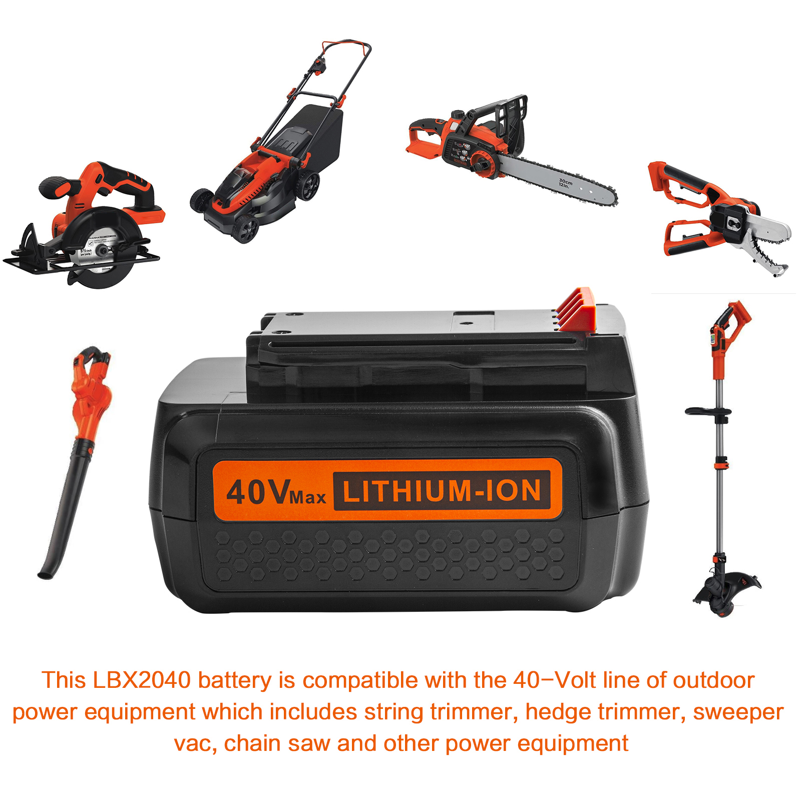 Acconic Werkzeug Akku für Black & Decker LBX2040 LBX36 LBXR36 LBXR2036 36V-40V – Bild 2