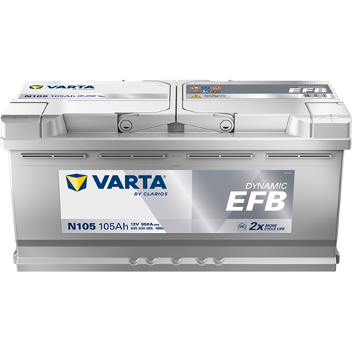Varta N105 Dynamic EFB  605 500 095 Autobatterie 105Ah
