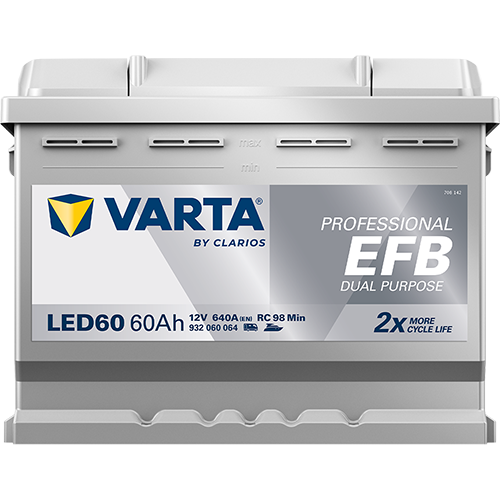 Varta LED60 Professional EFB 60AH Batterie – Bild 4