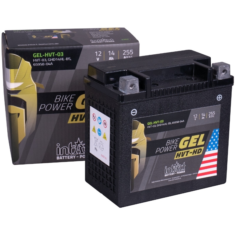 Intact GEL-HVT-03 Bike-Power Gel HVT-HD 14Ah Motorradbatterie YTX14L-BS – Bild 2