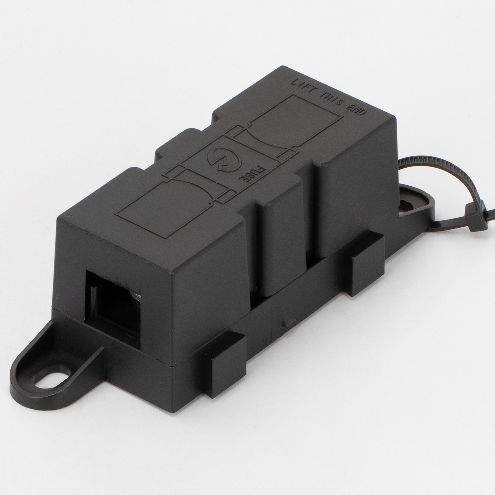 Voltima Sicherungshalter Mega, Schwarz, 126x37.5x43.5 mm (M8) – Bild 2