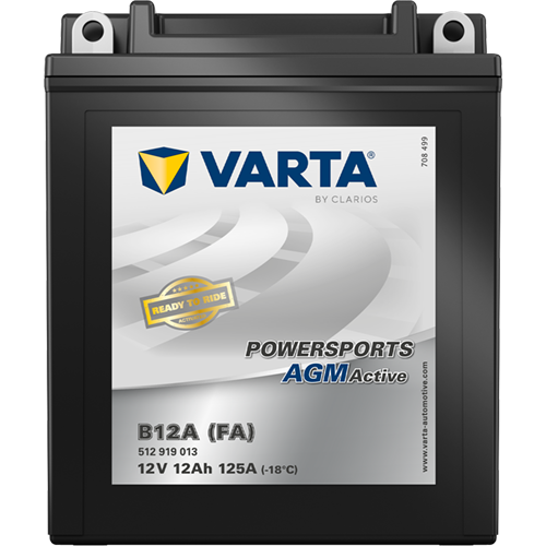 VARTA Powersports AGM ACTIVE YB12A-A 12Ah Motorradbatterie 12V (512919013) – Bild 3