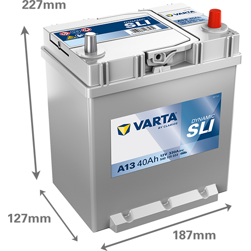 Varta A13 Dynamic SLI 540 125 033 Autobatterie 40Ah (Blue Dynamic) – Bild 3