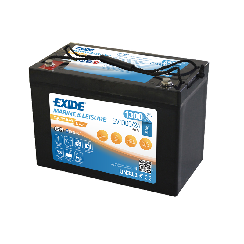 Exide Equipment Li-Ion EV1300/24 24V Lithium Versorgungsbatterie 50 Ah 1300Wh