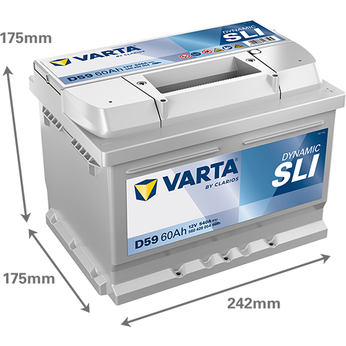 Varta D59 Dynamic SLI 560 409 054 Autobatterie 60Ah (Blue Dynamic) – Bild 3