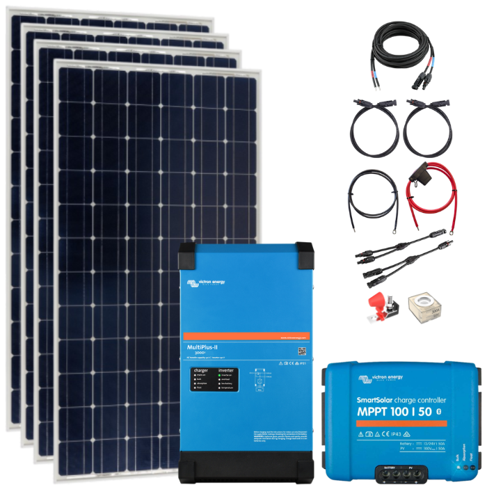 Victron Solaranlage Komplett-Set EXTRA LARGE - ohne Batterie