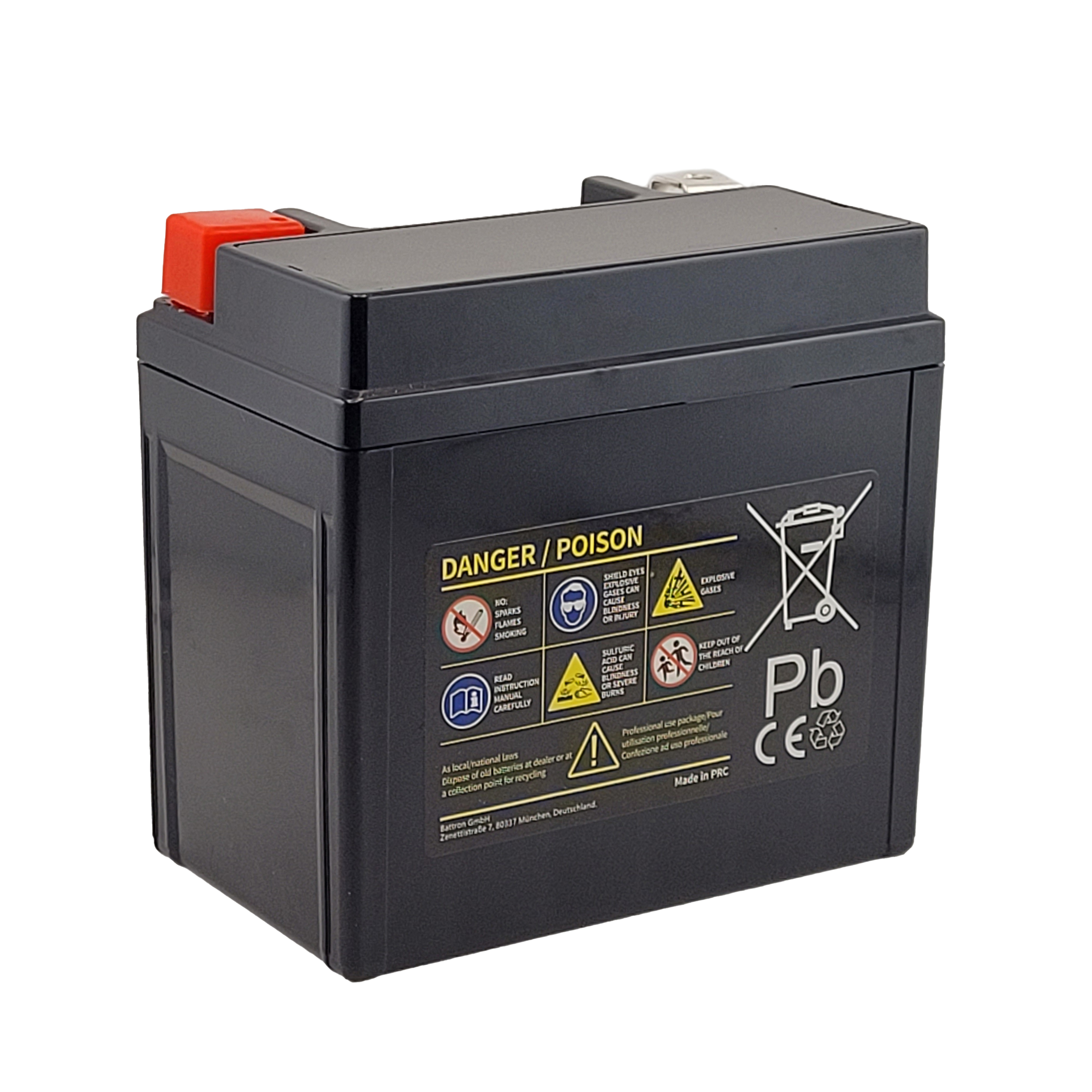 ACCONIC Sportivo AGM YTZ7S Motorradbatterie 6 Ah 12V (DIN 50412) – Bild 2